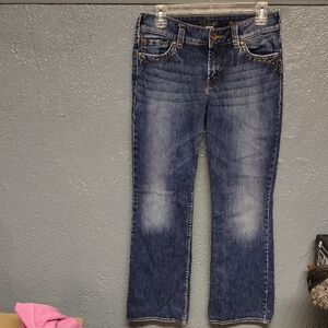 Silver Jeans Women's Straight Leg in Deep Blue